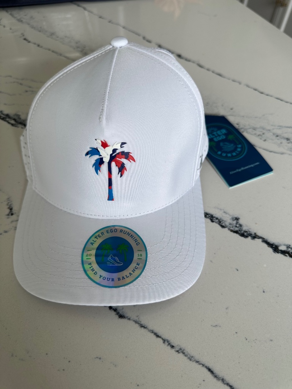 Alter Ego Running Hat White Small NWT